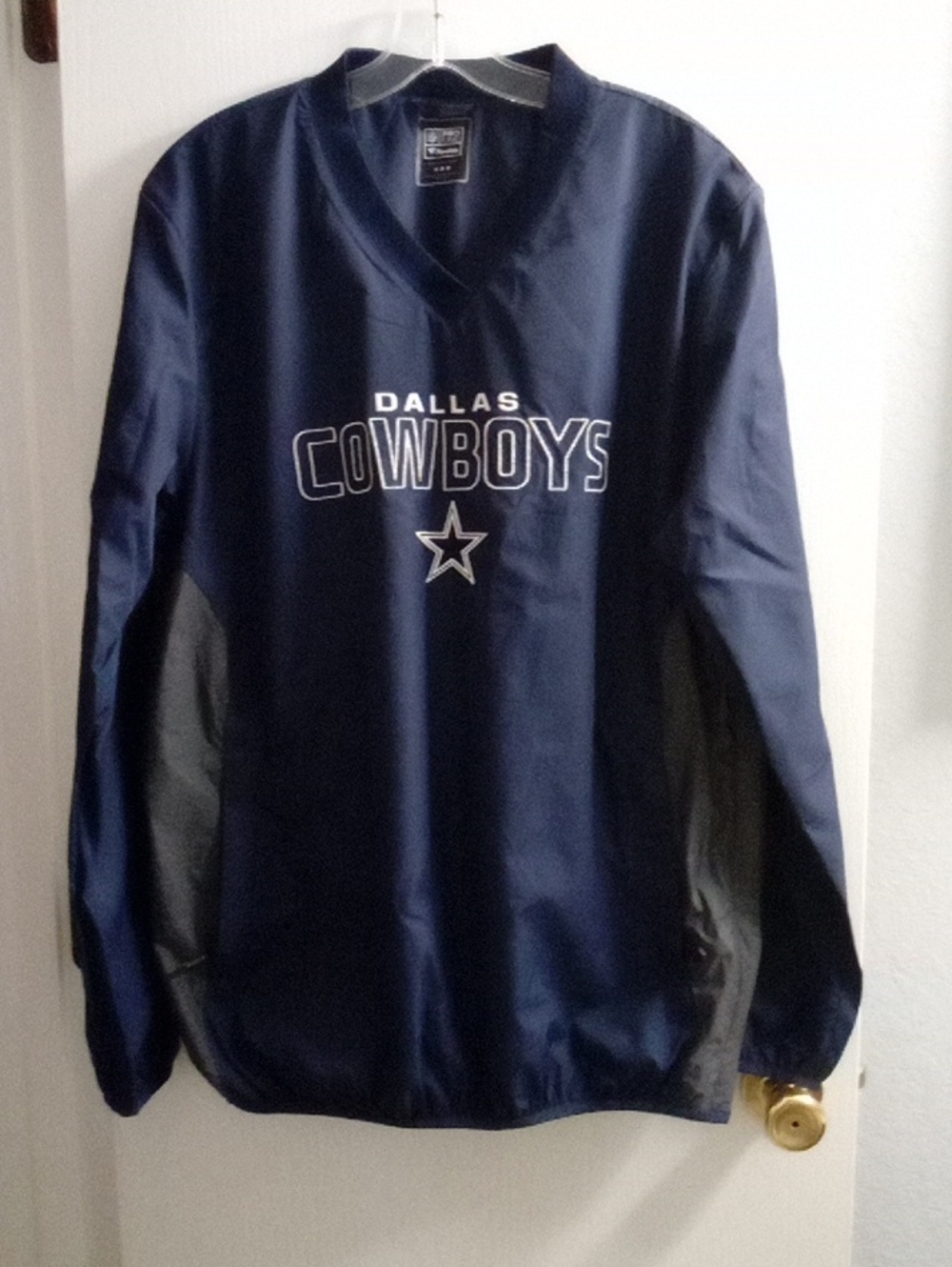 NFL Dallas Cowboys Navy V-Neck Pullover Sweater